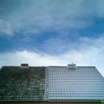 Taktvättdirekt.se - Rengöra tak - Före- efterbild